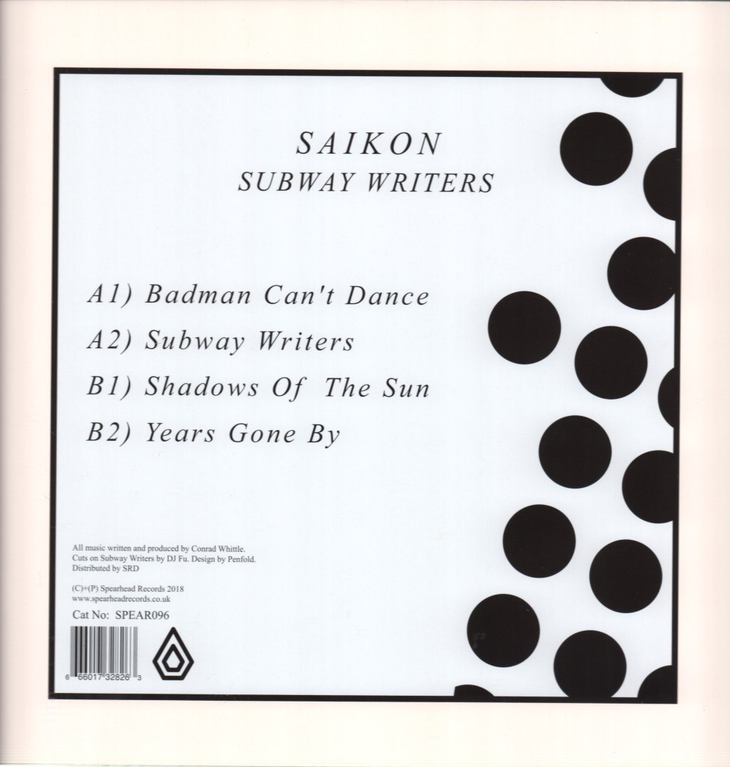 Saikon - Subway Writers EP - 12 Inch