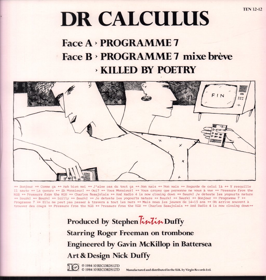 Dr Calculus - Programme 7 - 12 Inch