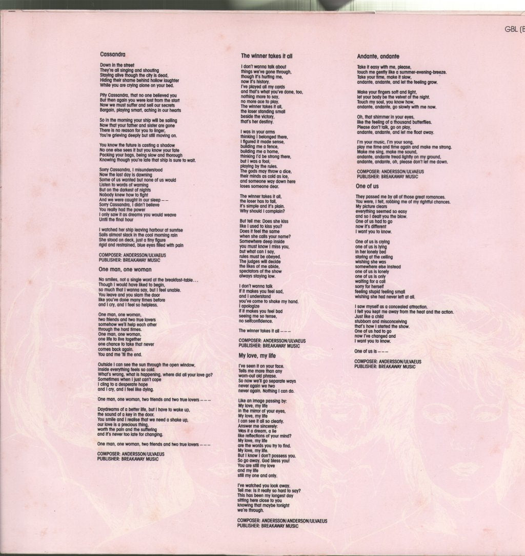 ABBA - Love Songs - Lp