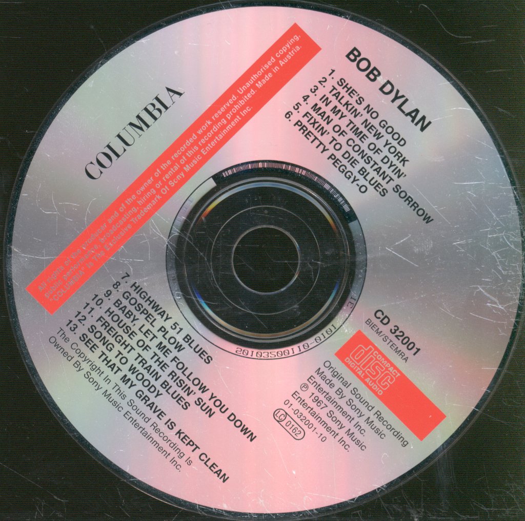 Bob Dylan - Bob Dylan - Cd