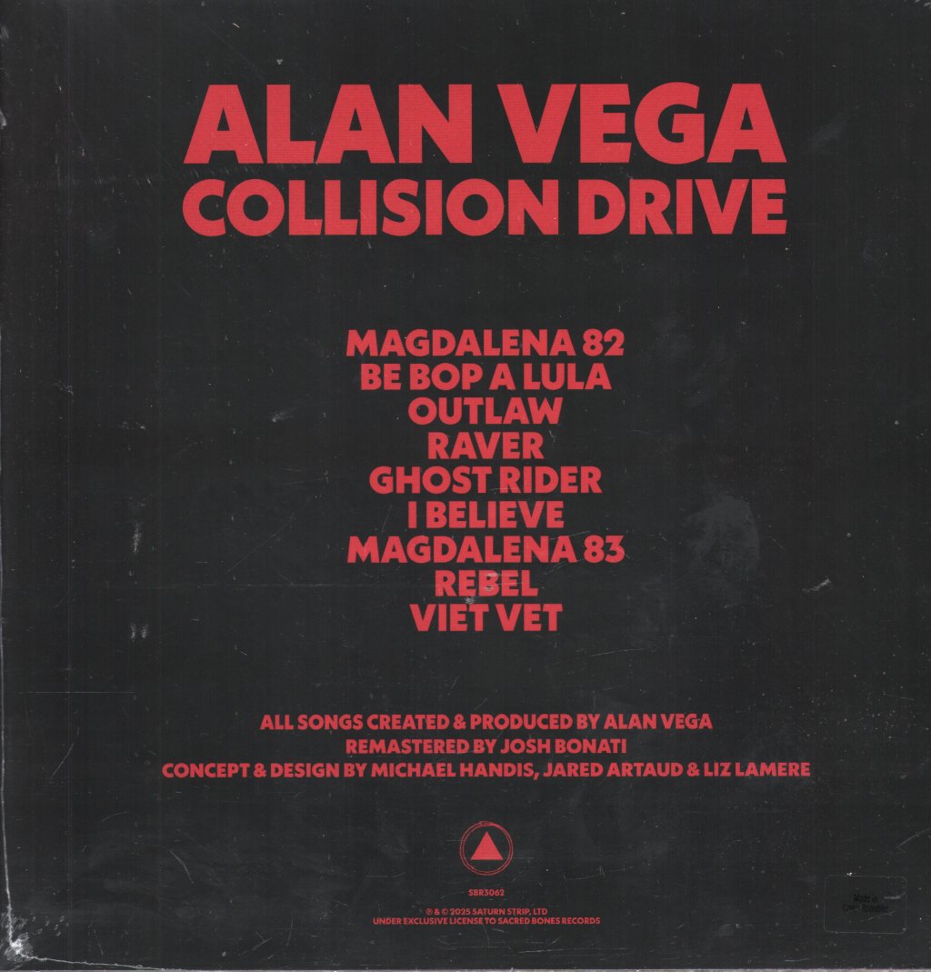 Alan Vega - Collision Drive - Lp