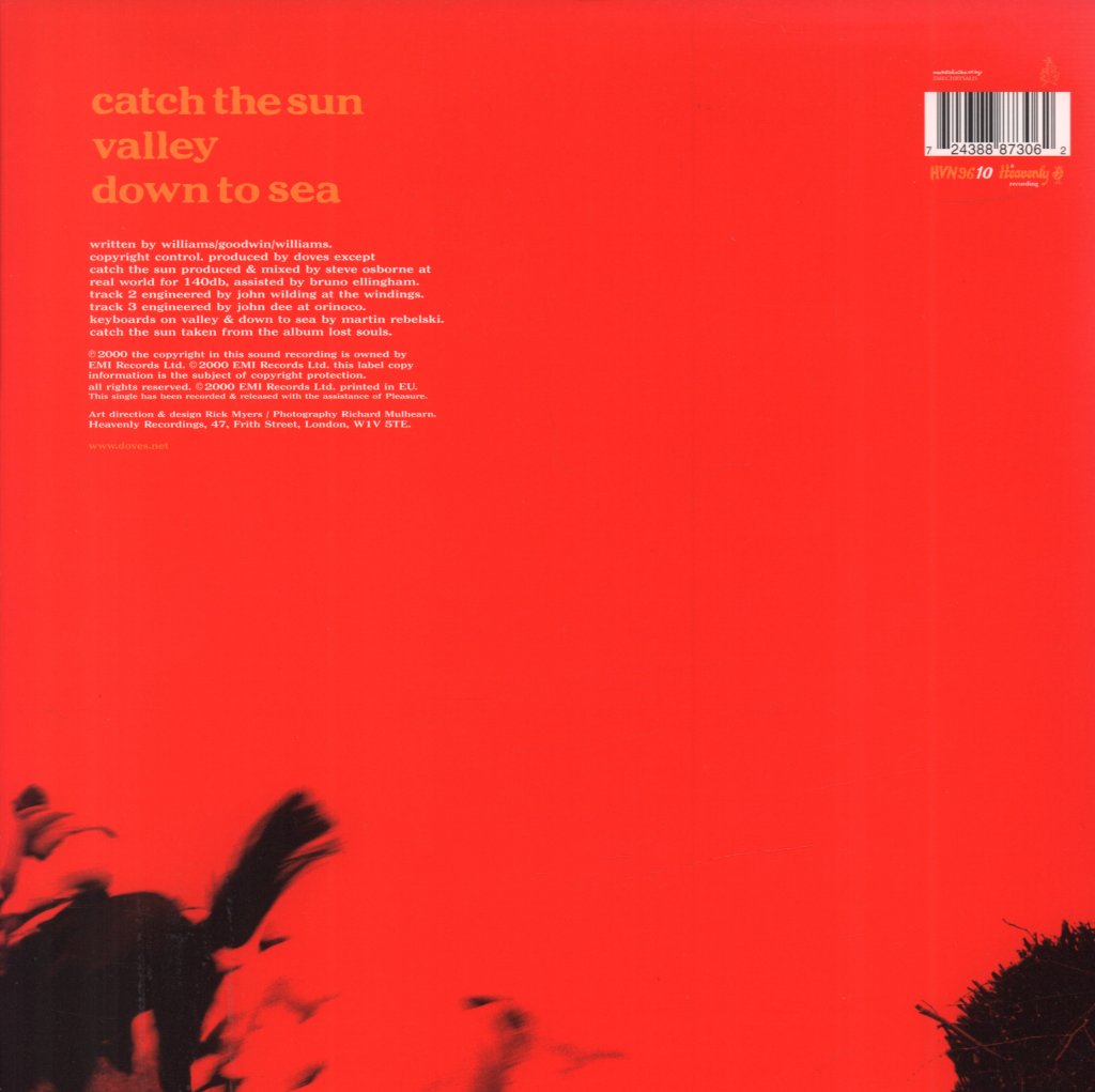 Doves (Manchester Group) - Catch The Sun - 10 Inch