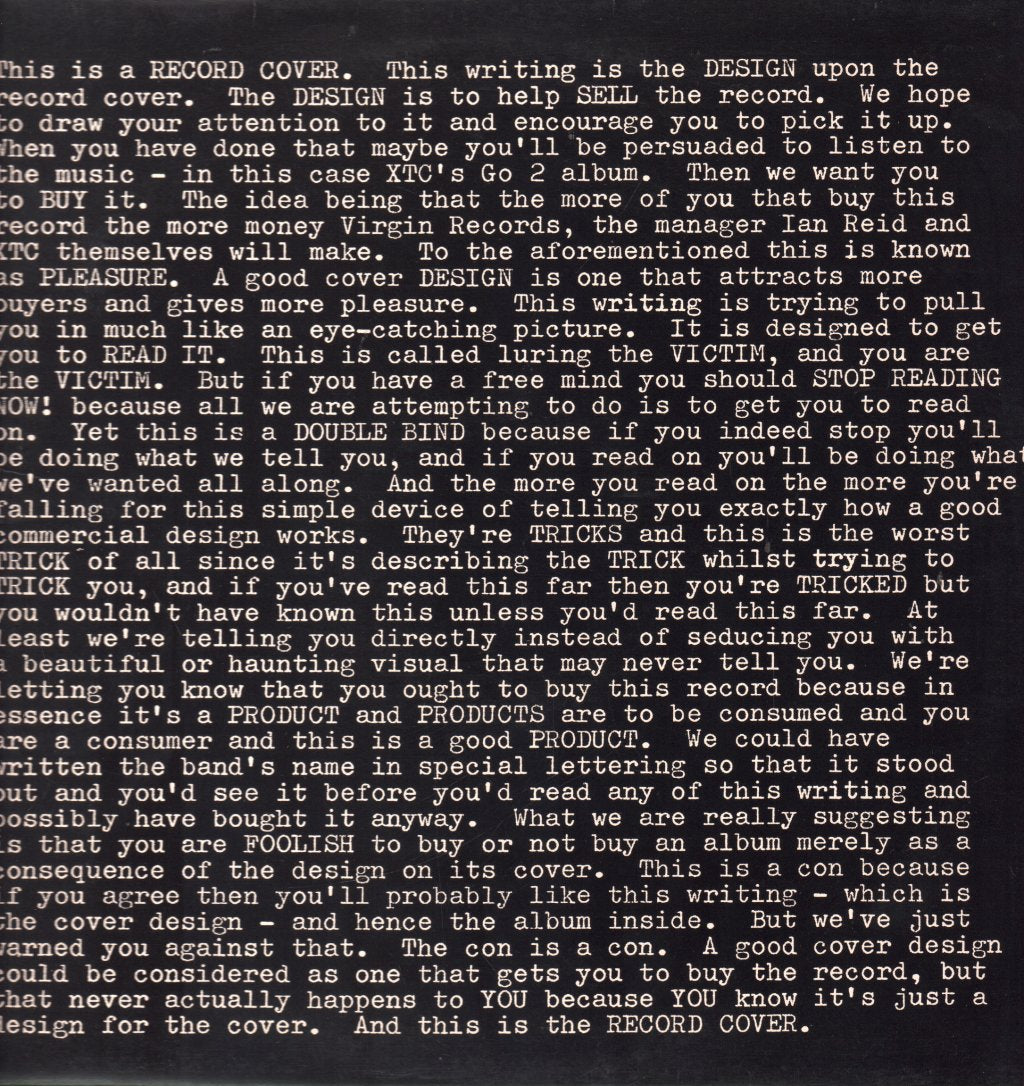 XTC - Go 2 - Lp