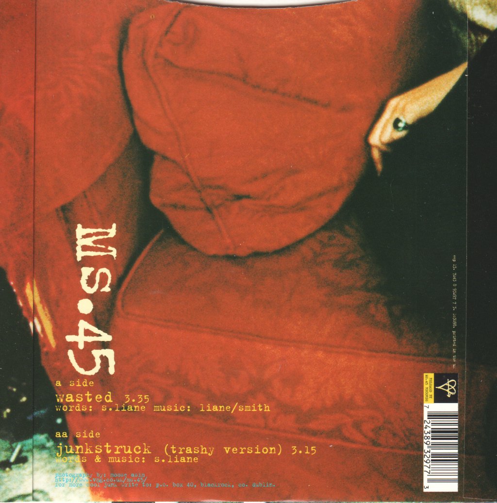 Ms.45 - Wasted - 7 Inch