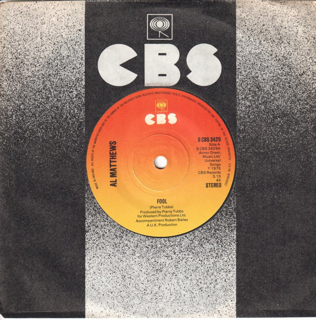 Al Matthews - Fool - 7 Inch