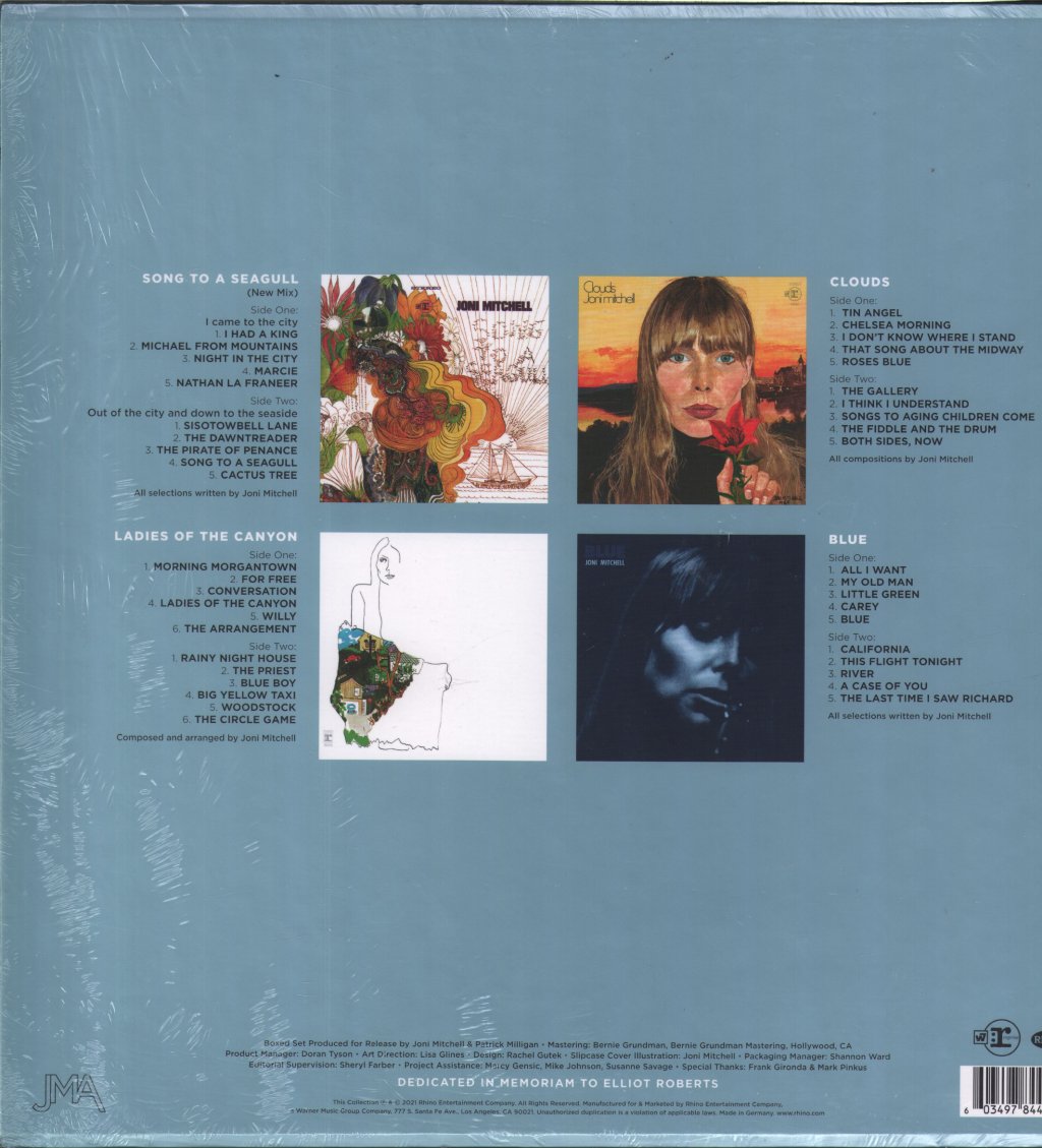 Joni Mitchell - Reprise Albums (1968-1971) - Lp Set