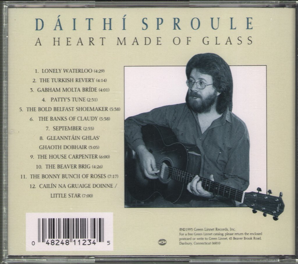 Daithi Sproule - A Heart Made Of Glass - Cd