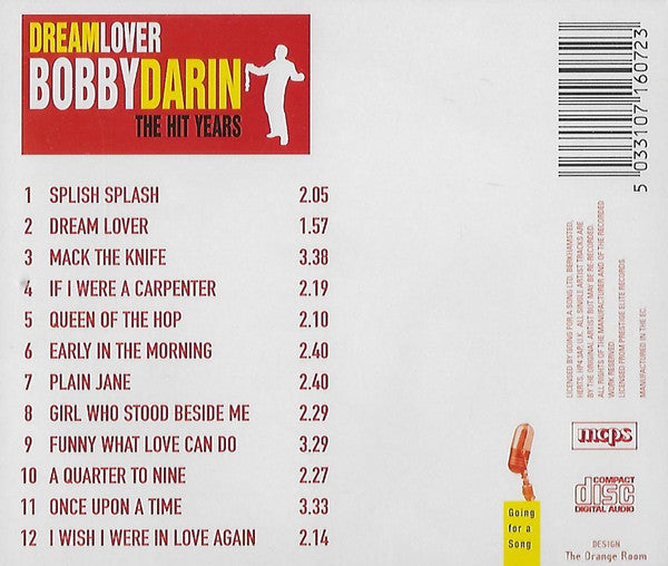 Bobby Darin - Dream Lover - The Hit Years - Cd
