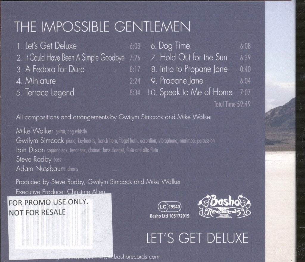 Impossible Gentlemen - Let's Get Deluxe - Cd