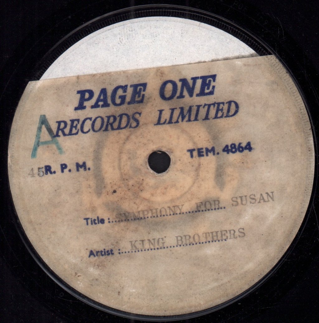 King Brothers - Symphony For Susan - 7 Inch