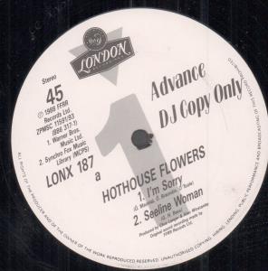 Hothouse Flowers - I'm Sorry - 12 Inch