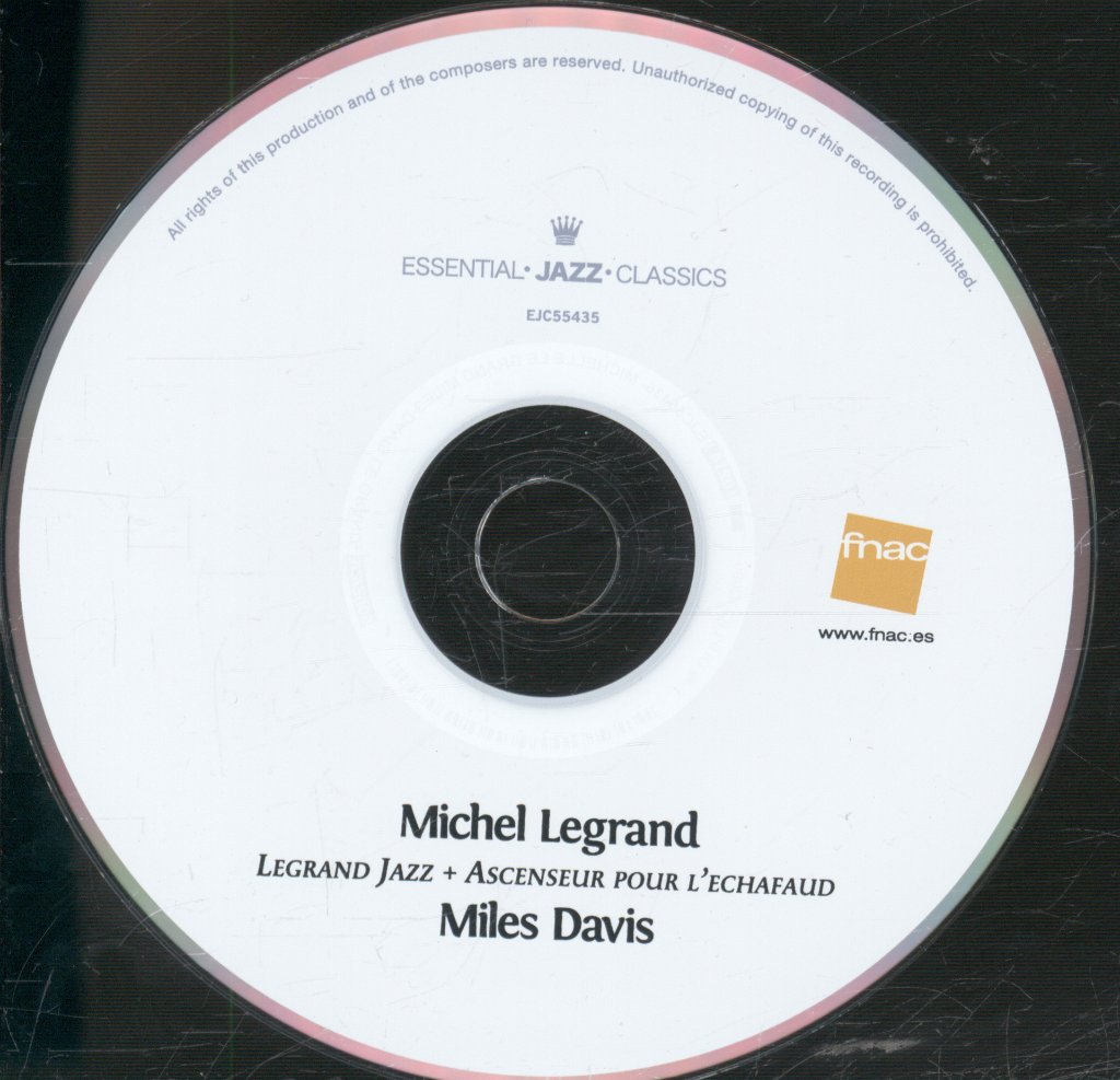 Michel Legrand - Legrand Jazz + Ascenseur Pour L'Echafaud - Cd