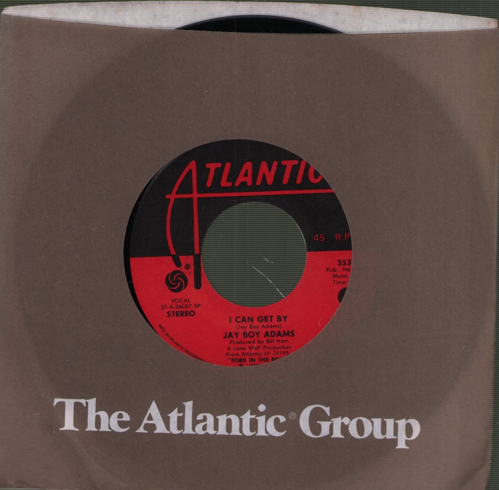 Jay Boy Adams - I Can Get By - 7 Inch