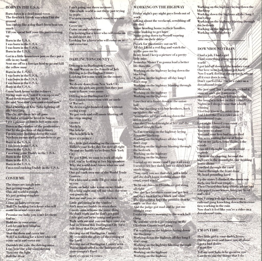 Bruce Springsteen - Born In The Usa - Lp