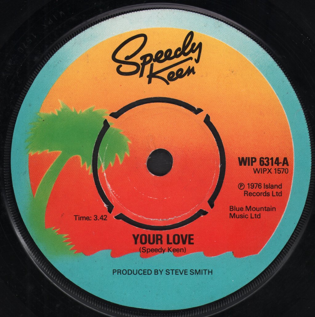 Speedy Keen - Your Love - 7 Inch