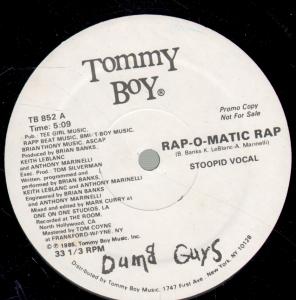 Dumb Guys - Rap-O-Matic Rap - 12 Inch