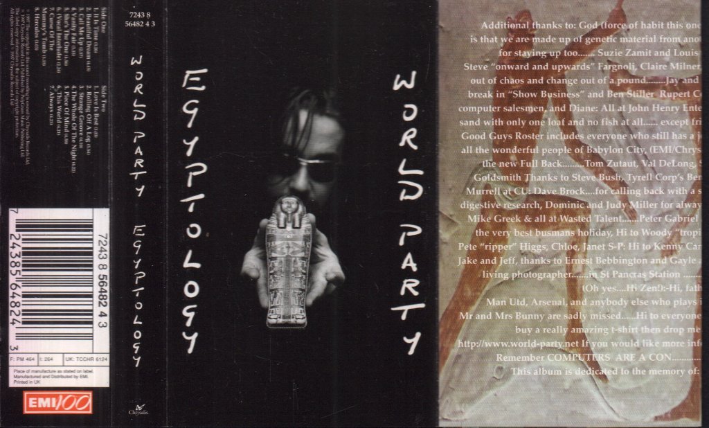 World Party - Egyptology - Cassette