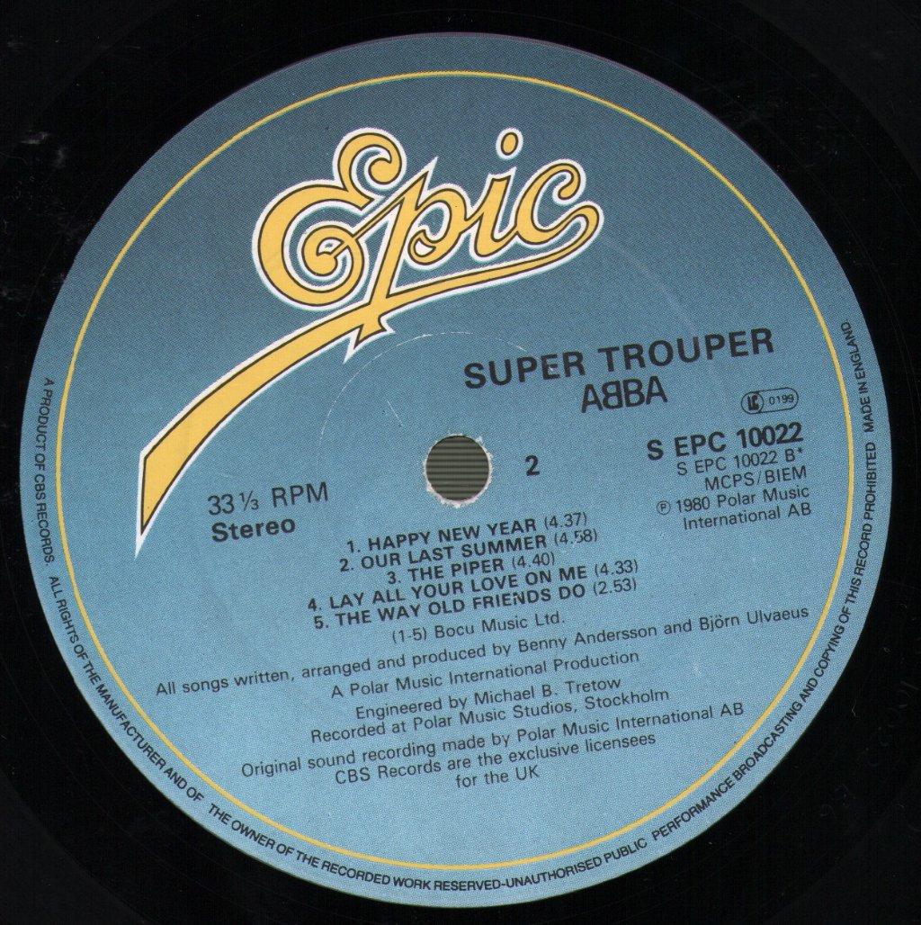 ABBA - Super Trouper - Lp