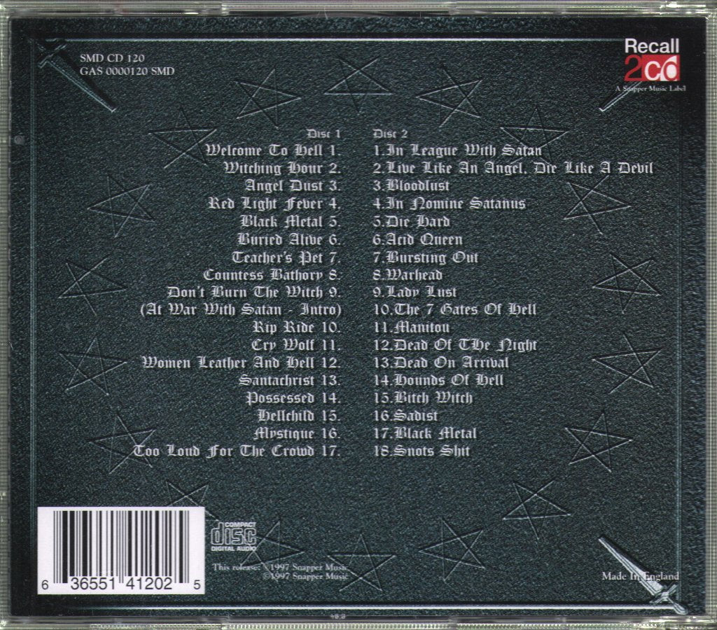 Venom - From Heaven To The Unknown - Double Cd