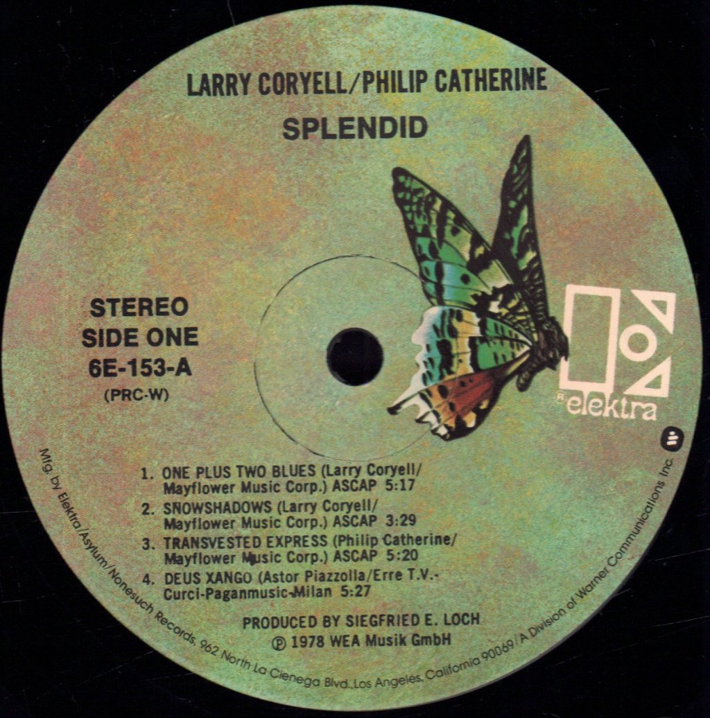 Philip Catherine - Splendid - Lp
