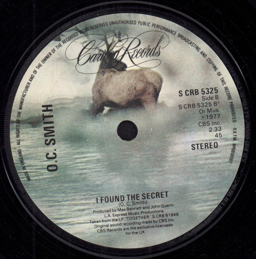 O.c.smith - Simple Life - 7 Inch