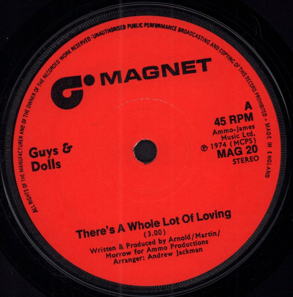 Guys N Dolls - There's A Whole Lot Of Loving - 7 Inch