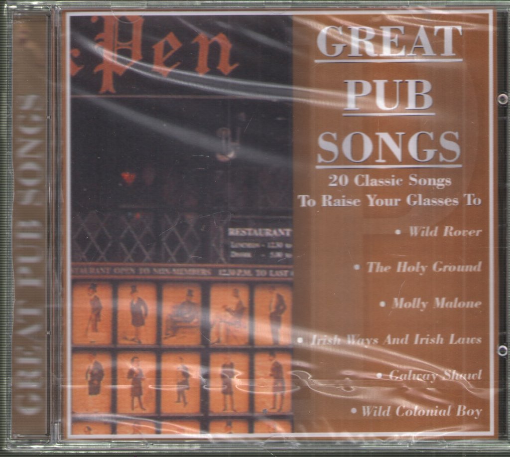 Great Pub Songs - 20 Classic Songs To Raise Your Glasses To - Cd