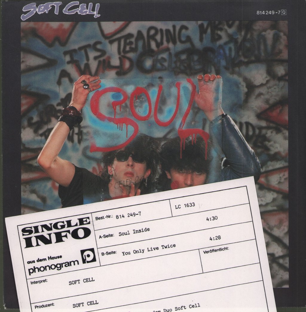 Soft Cell - Soul Inside - 7 Inch