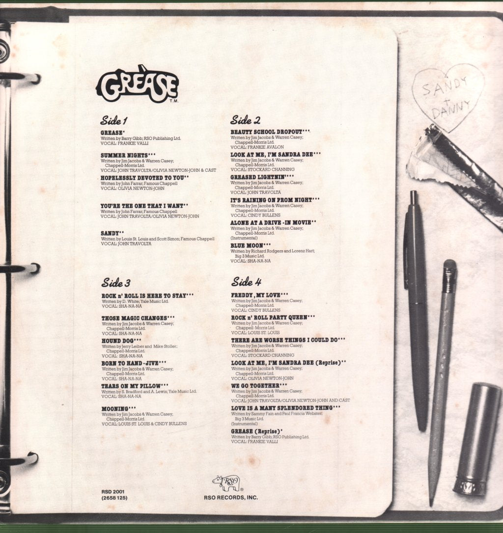 Various Artists - Grease (Original Movie Soundtrack) - Double Lp