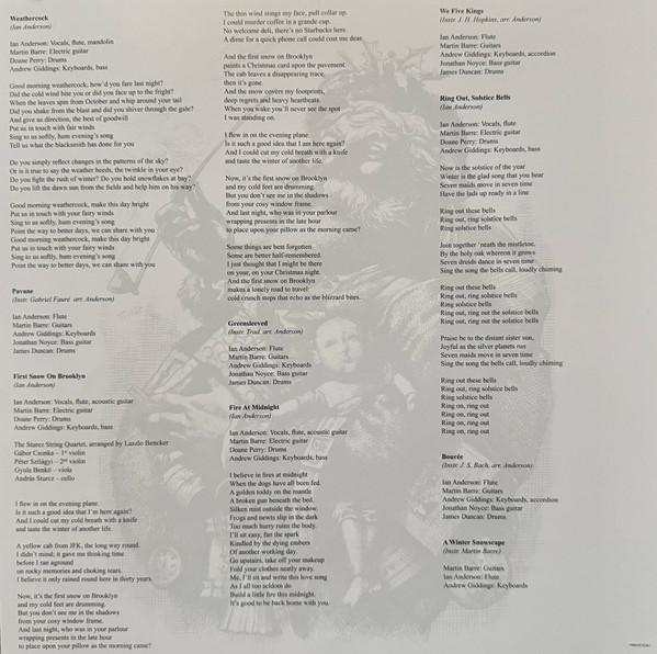 Jethro Tull - Christmas Album Fresh Snow At Christmas - Double Lp