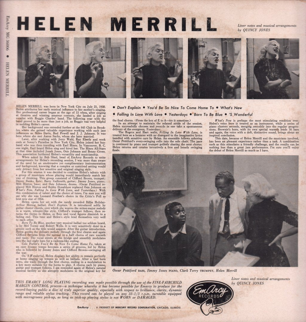 Helen Merrill - Helen Merrill - Lp