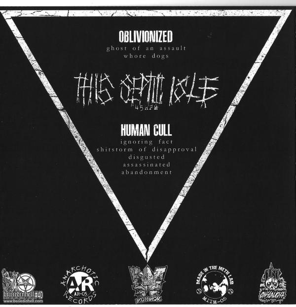 Oblivionized / Human Cull - This Septic Isle - 7 Inch