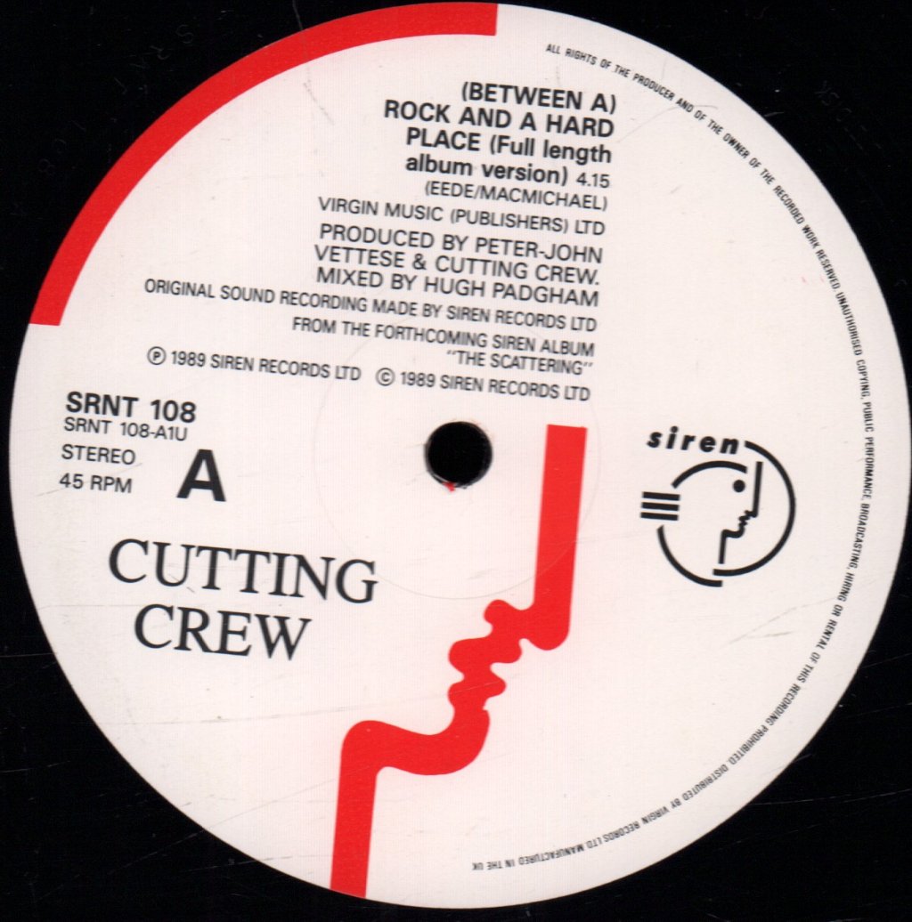 Cutting Crew - Rock And A Hard Place - 12 Inch