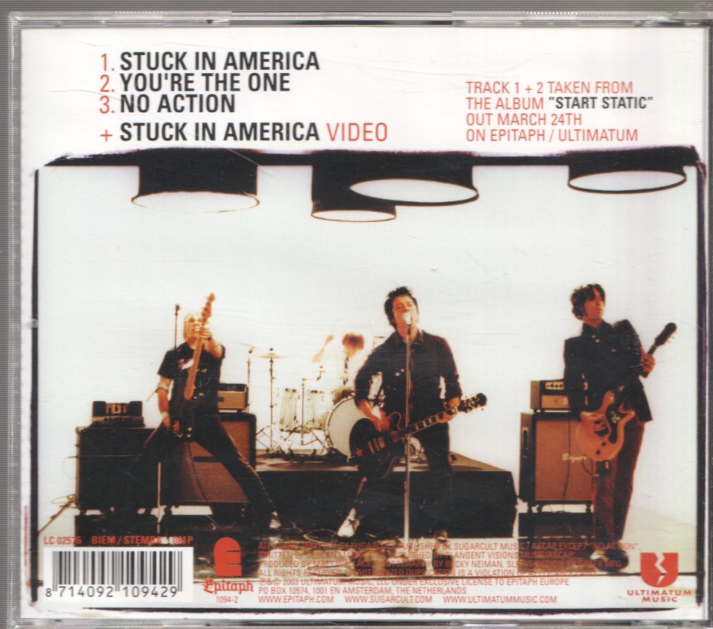 Sugarcult - Stuck In America - Cd – Vinyl Tap