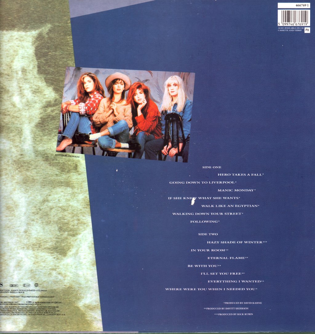 Bangles - Greatest Hits - Lp