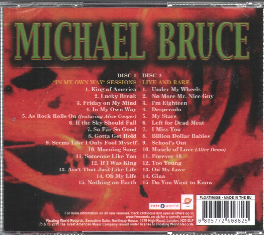 Michael Bruce - Be Your Lover - Anthology - Double Cd