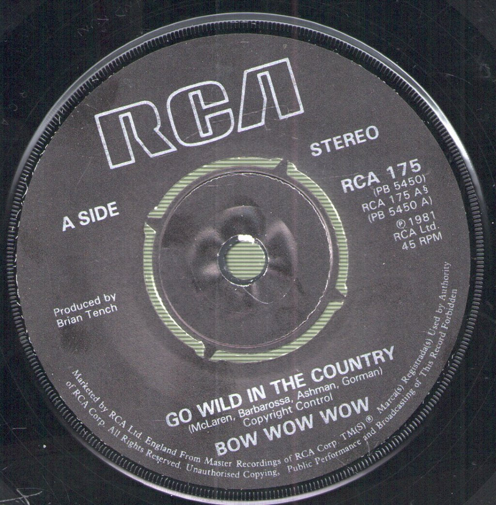 Bow Wow Wow - Go Wild In The Country - 7 Inch