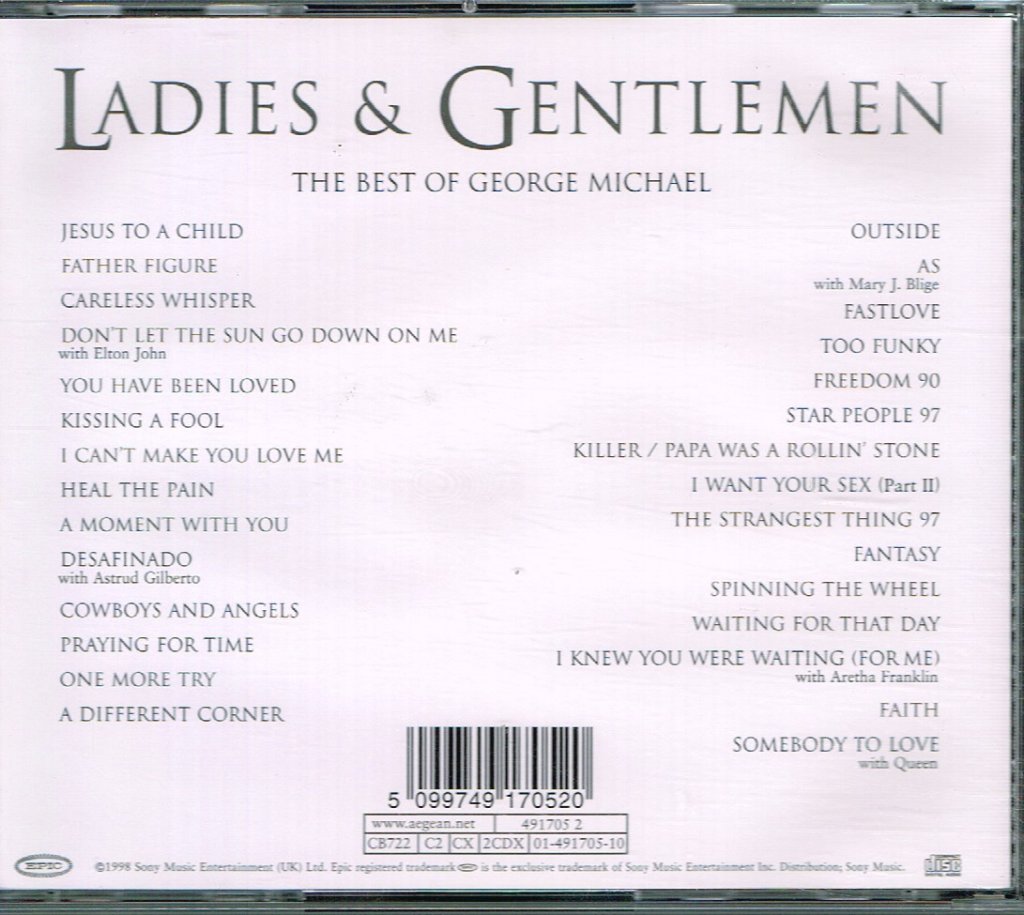 George Michael - Ladies And Gentlemen - Best Of - Double Cd