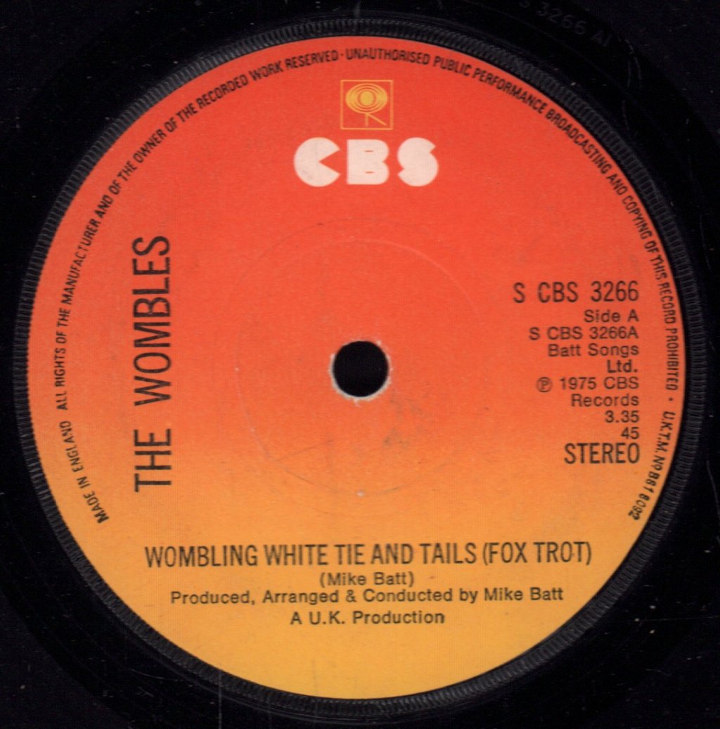 Wombles - Wombling White Tie And Tails - 7 Inch