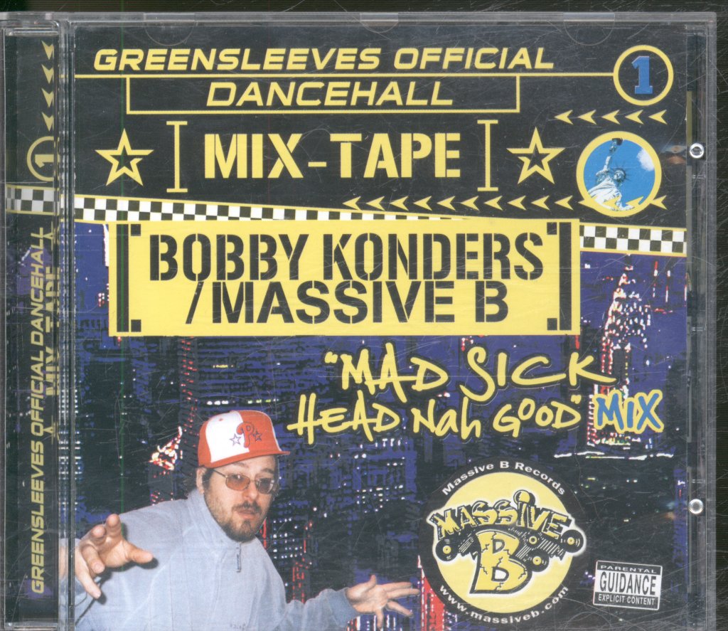 Various Artists - Greensleeves Official Dancehall Mix-Tape 1 [Bobby Konders / Massive B] "Mad Sick Head Nah Good" Mix - Cd