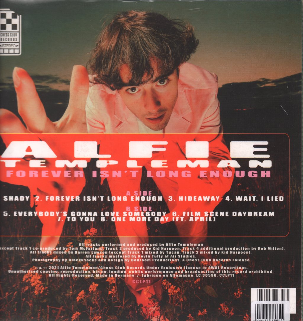 Alfie Templeman - Forever Isn't Long Enough - Lp