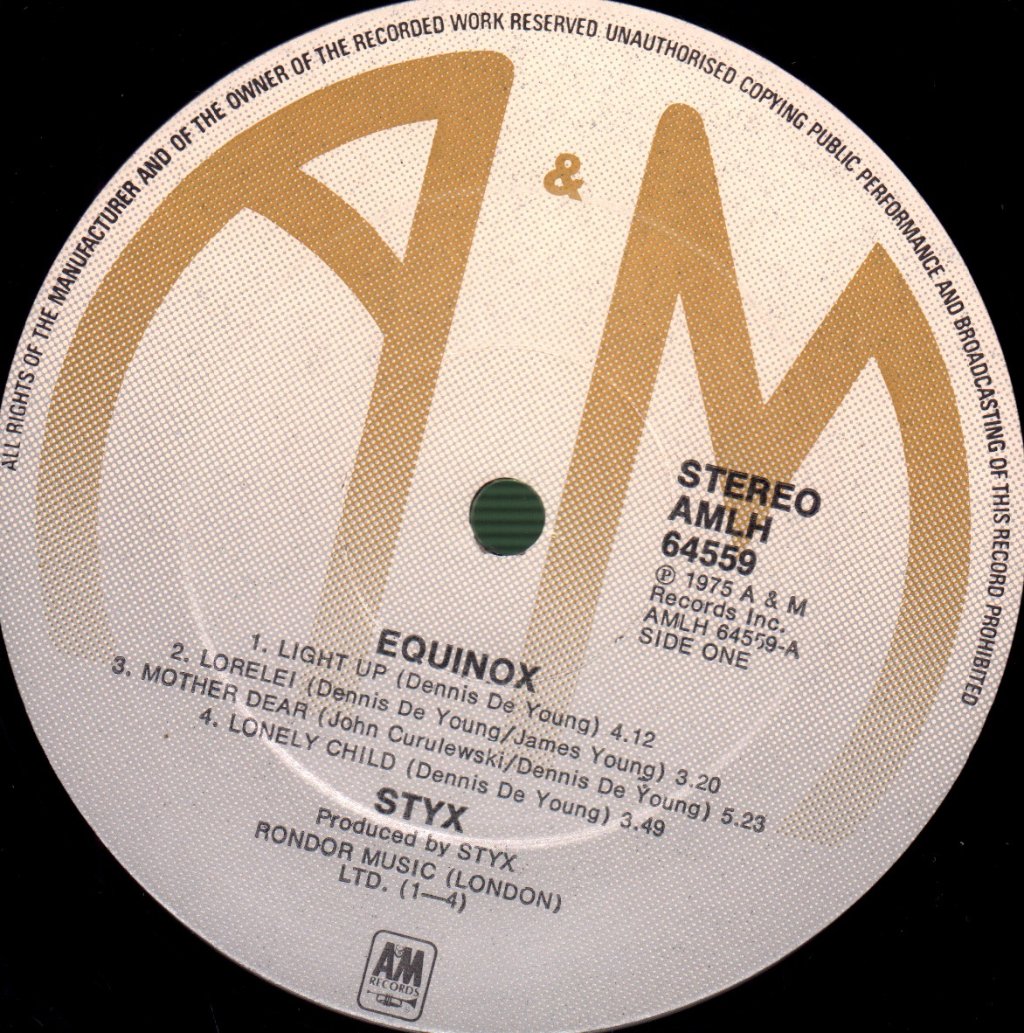 Styx - Equinox - Lp