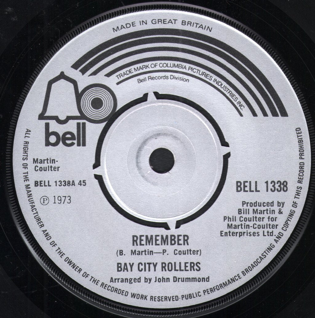 Bay City Rollers - Remember - 7 Inch