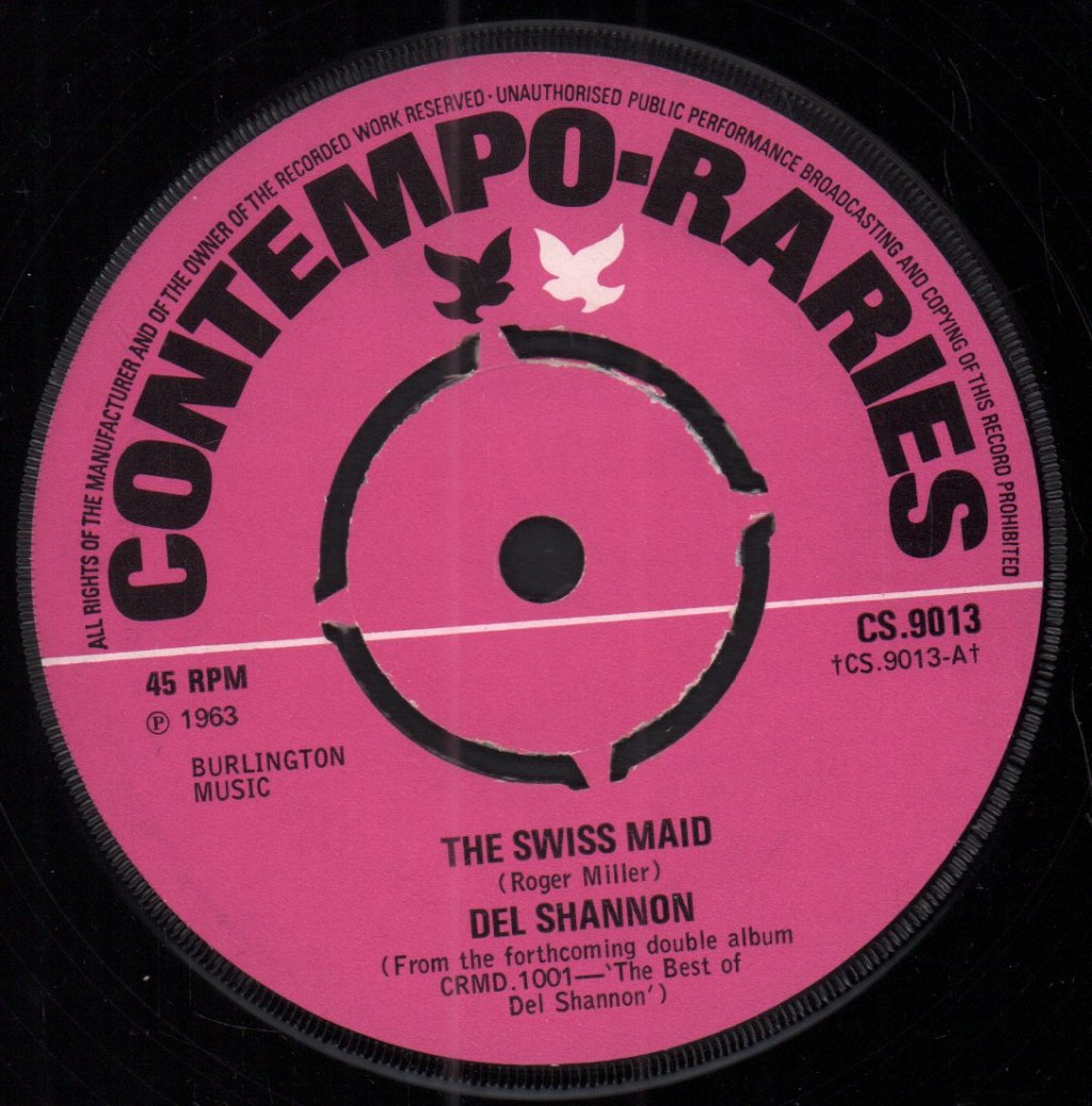 Del Shannon - Swiss Maid - 7 Inch