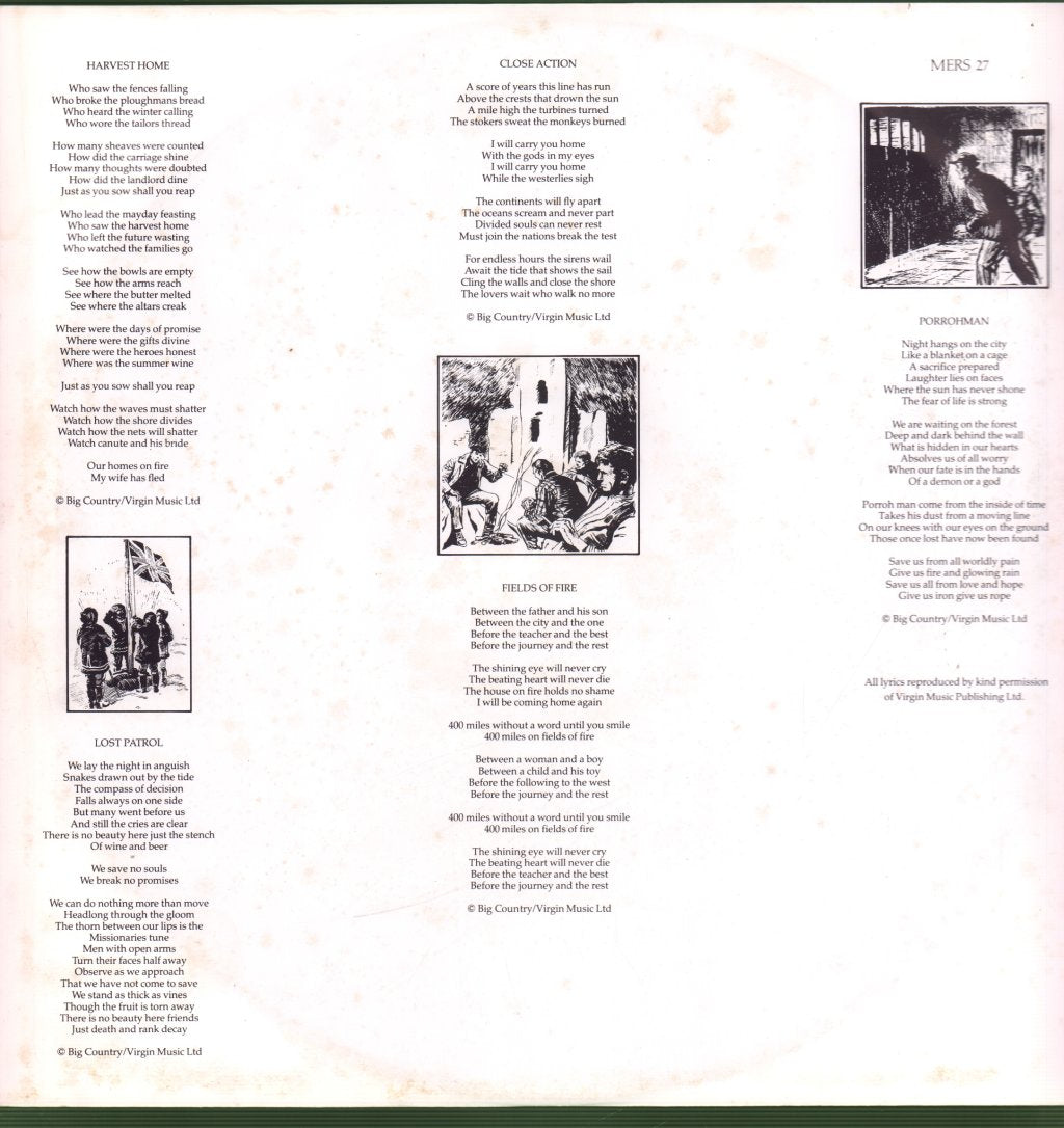Big Country - Crossing - Lp