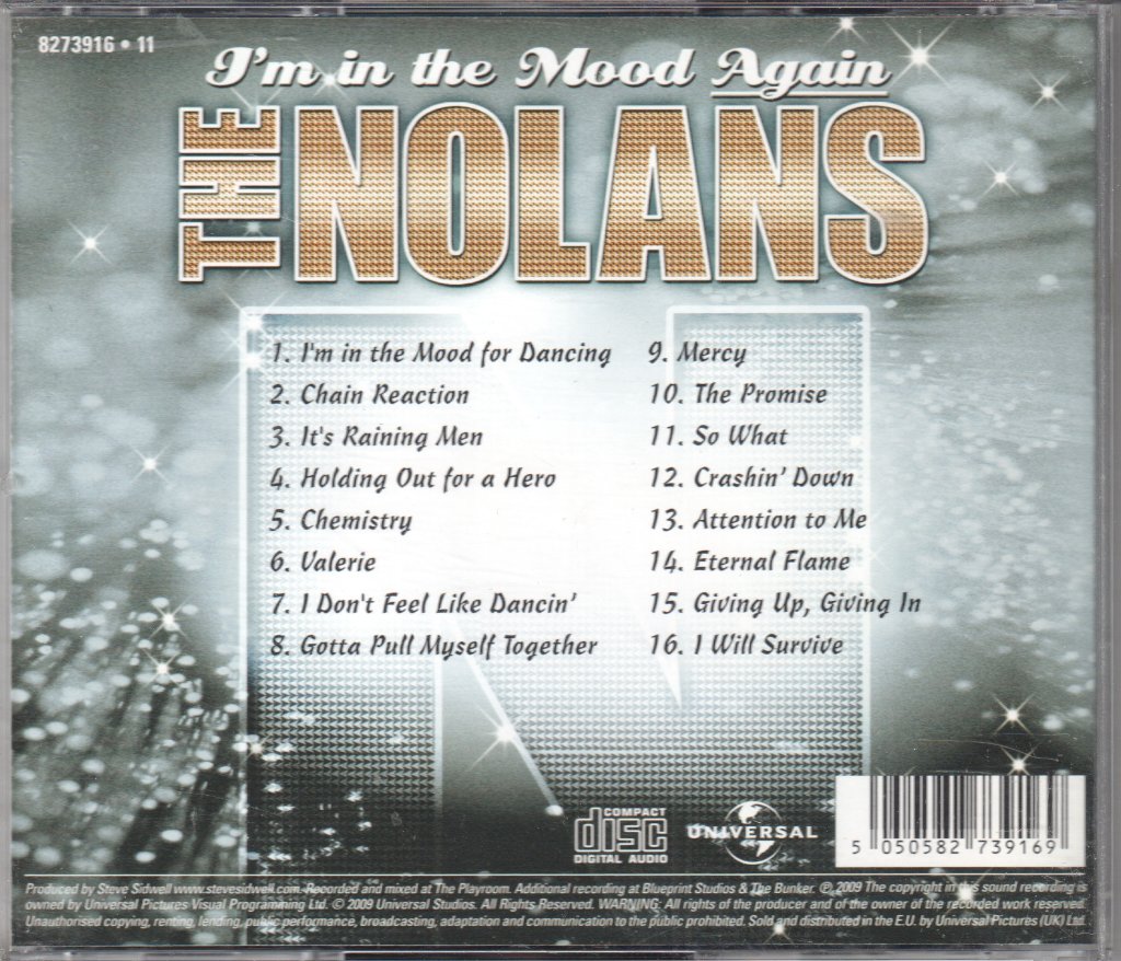 Nolans - I'm In The Mood Again - Cd