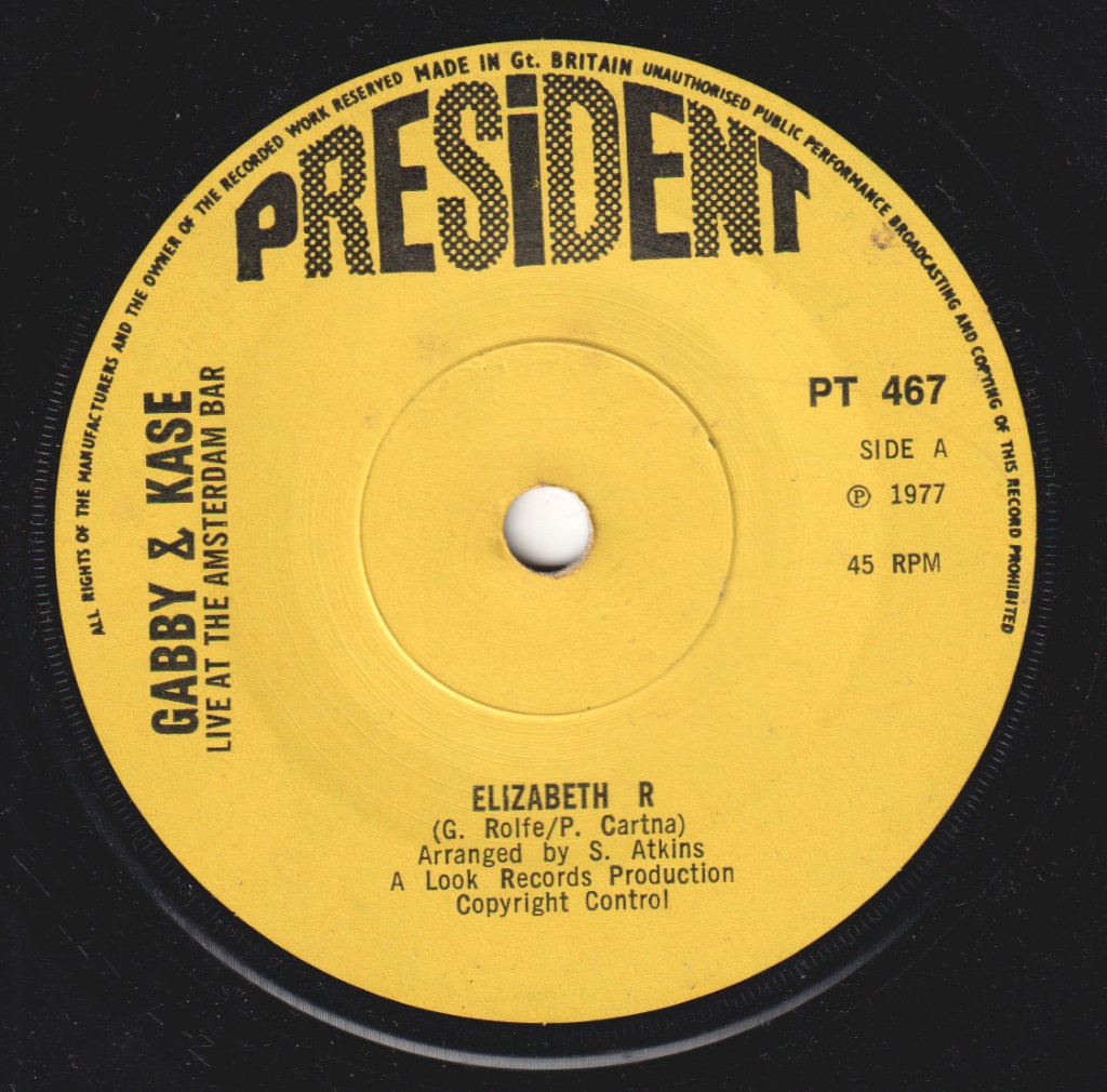 Gabby And Kase - Elizabeth R - 7 Inch