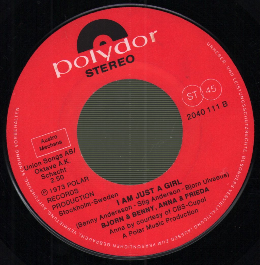 Björn & Benny, Agnetha & Anni-Frid - Nina, Pretty Ballerina - 7 Inch