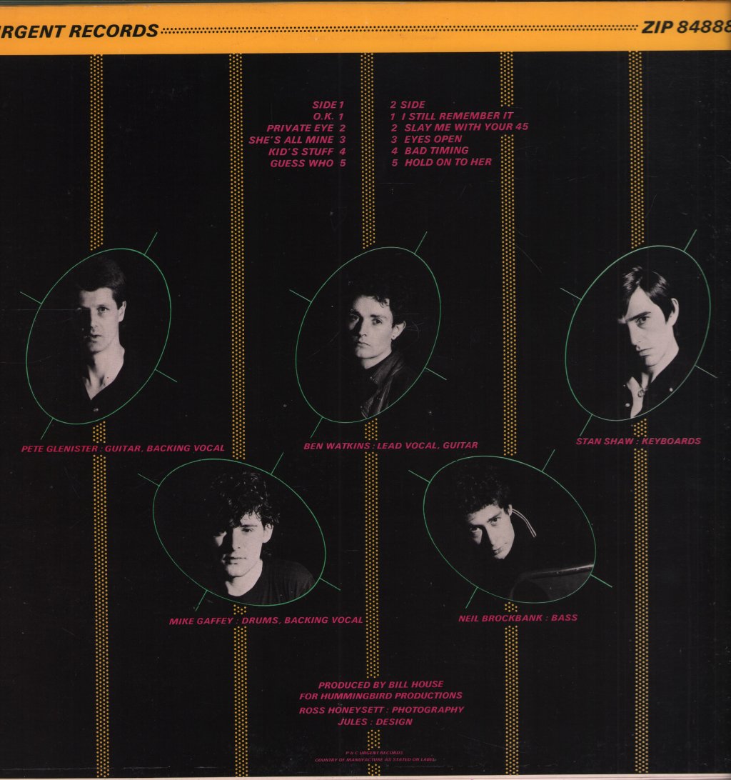 Hitmen - Aim For The Feet - Lp