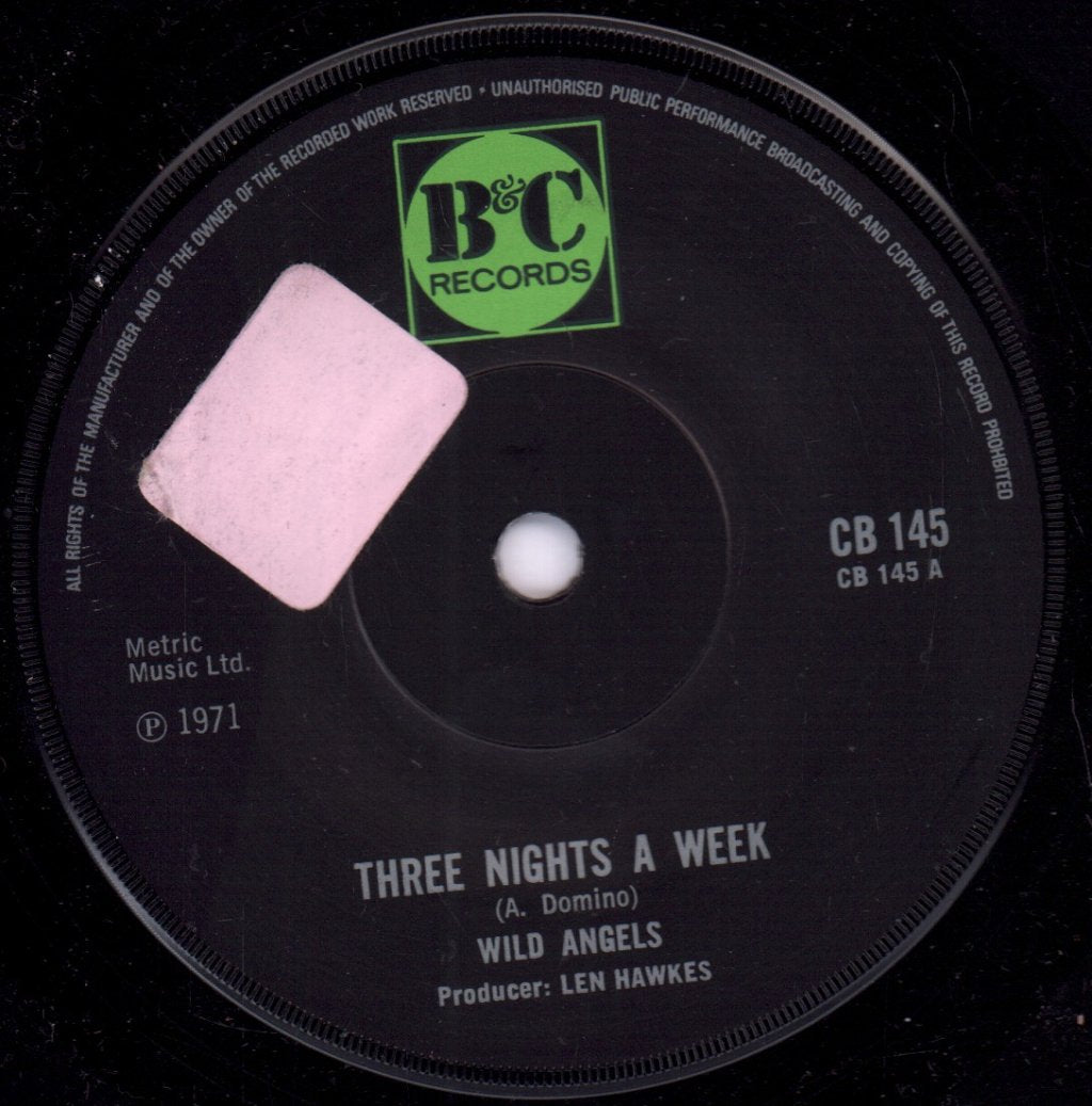 Wild Angels (70'S Group) - Three Nights A Week - 7 Inch